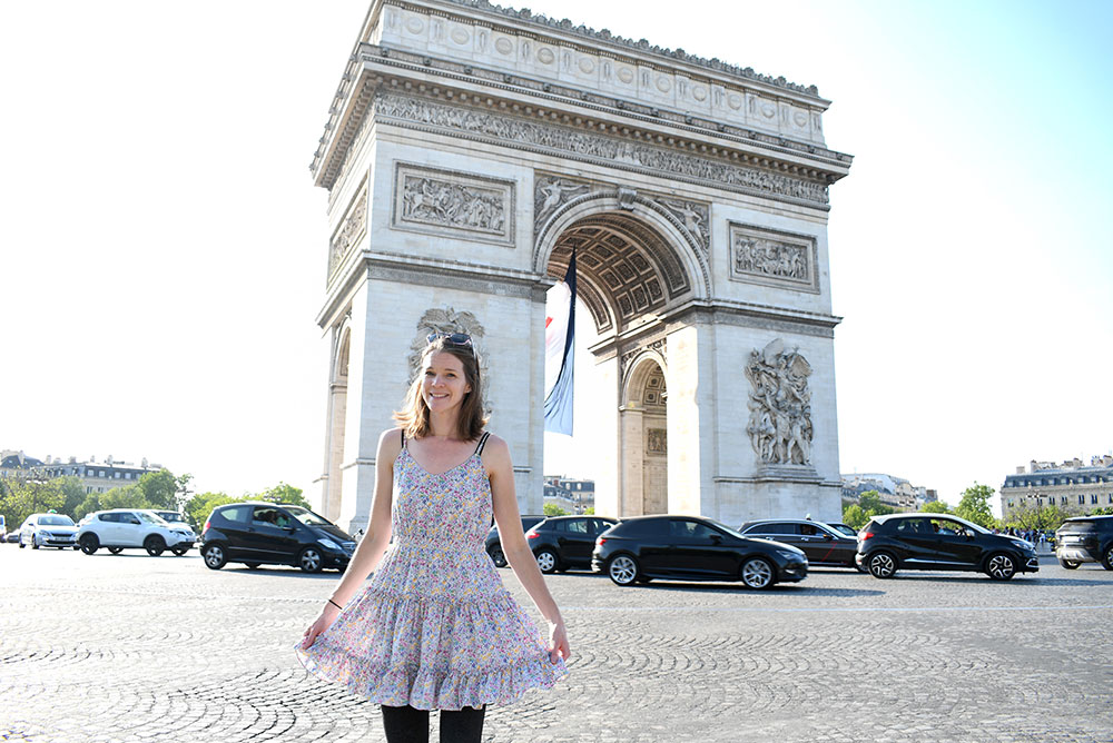 Paris Katie Wallace Arc de Triomphe