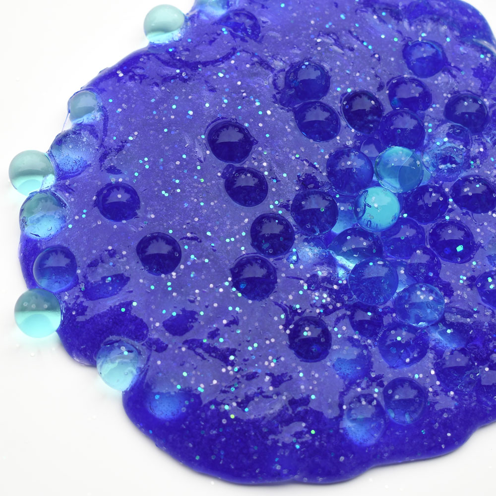 DIY Glitter Slime & Water Beads