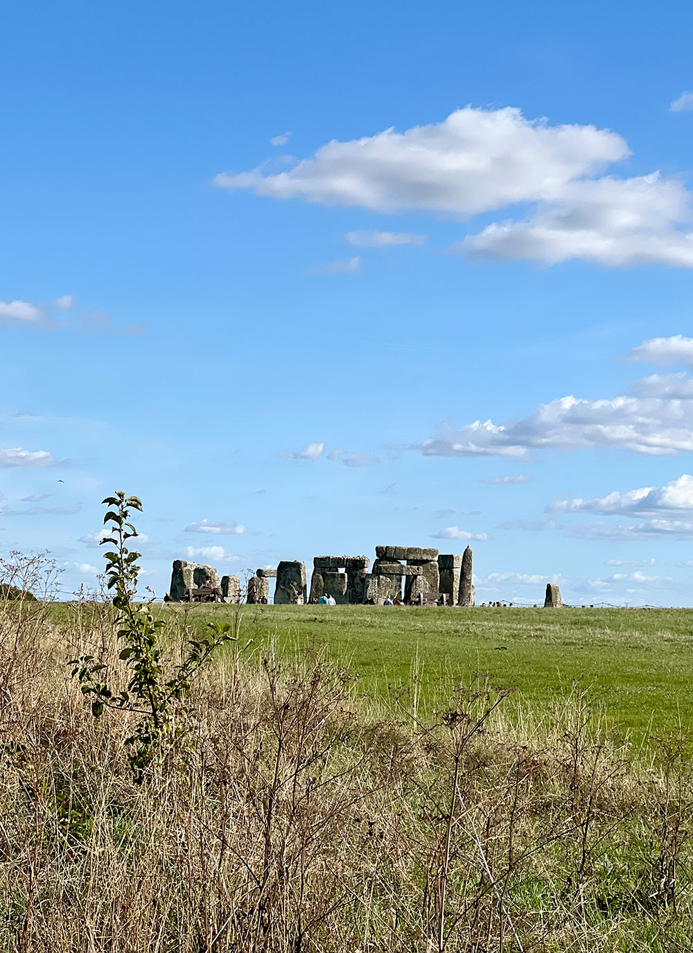 ancient stone circle on salisbury plain