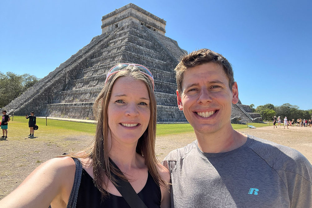 Andy and Katie Wallace Chichen Itza
