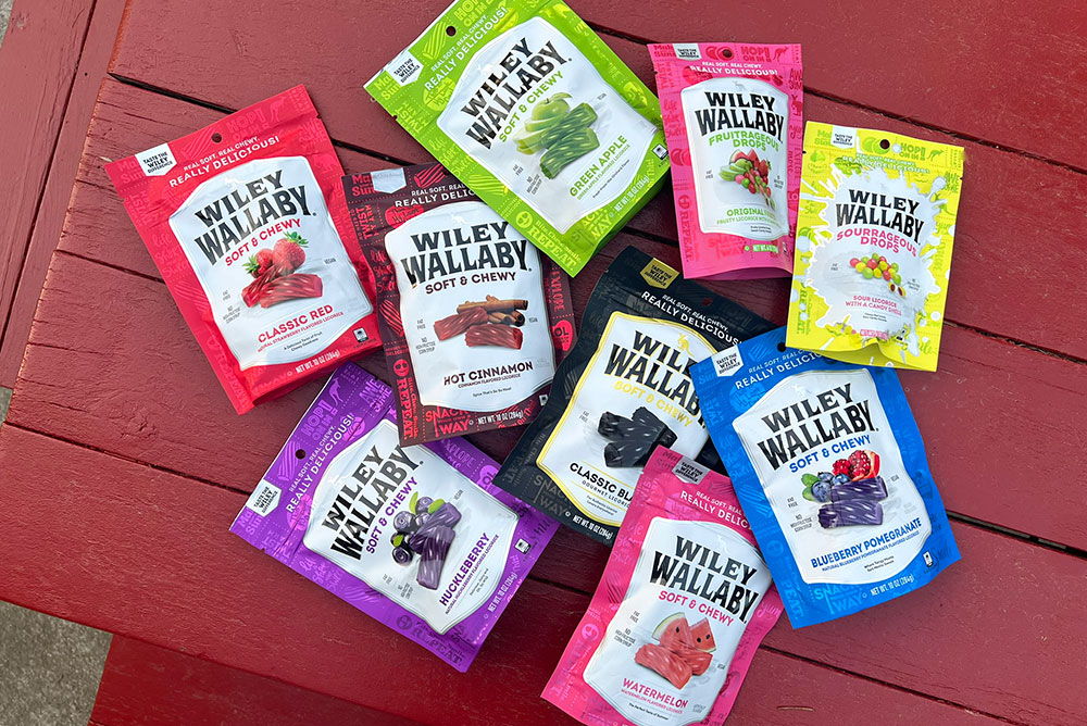 Wiley Wallaby licorice assorted flavors