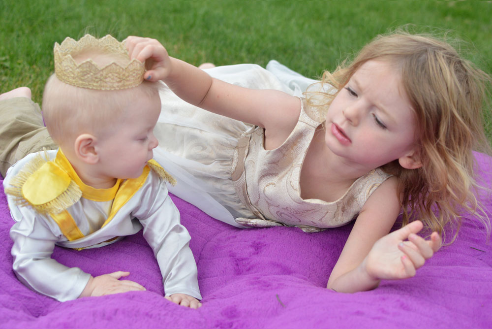 prince charming princess sibling costumes
