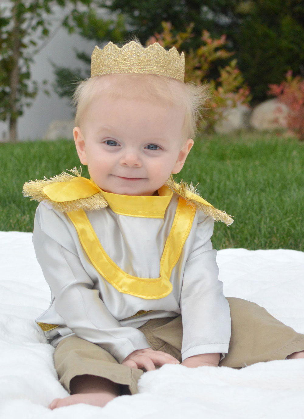 how to make a baby boy prince charming costume