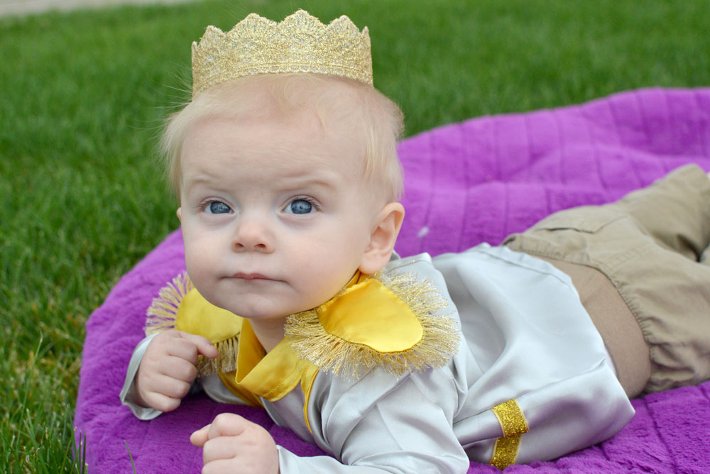 sew a cute prince charming costume baby toddler boy