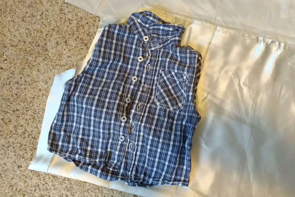 trace a shirt diy baby prince charming costume