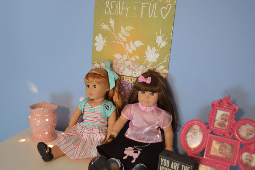 American Girl characters Maryellen and Truly Me dolls