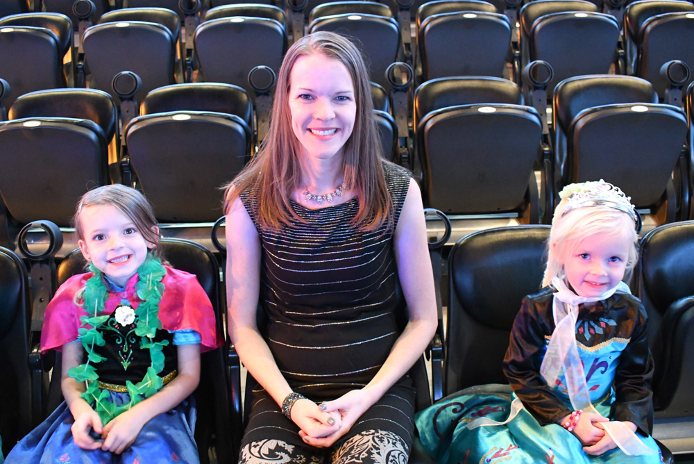 Disney On Ice mom with girls