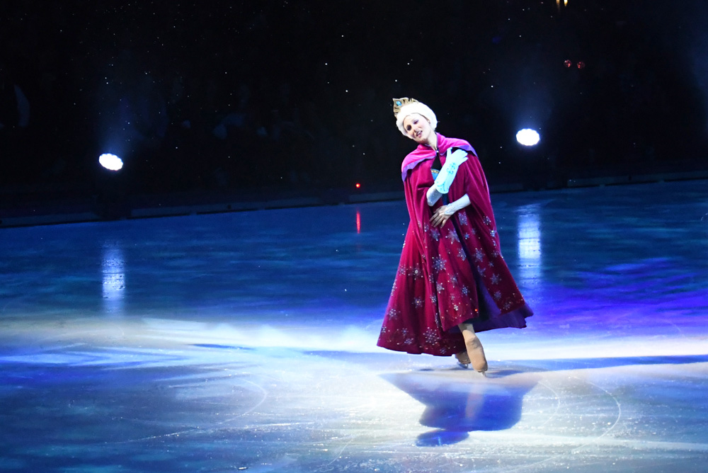 Princess Elsa ice skating