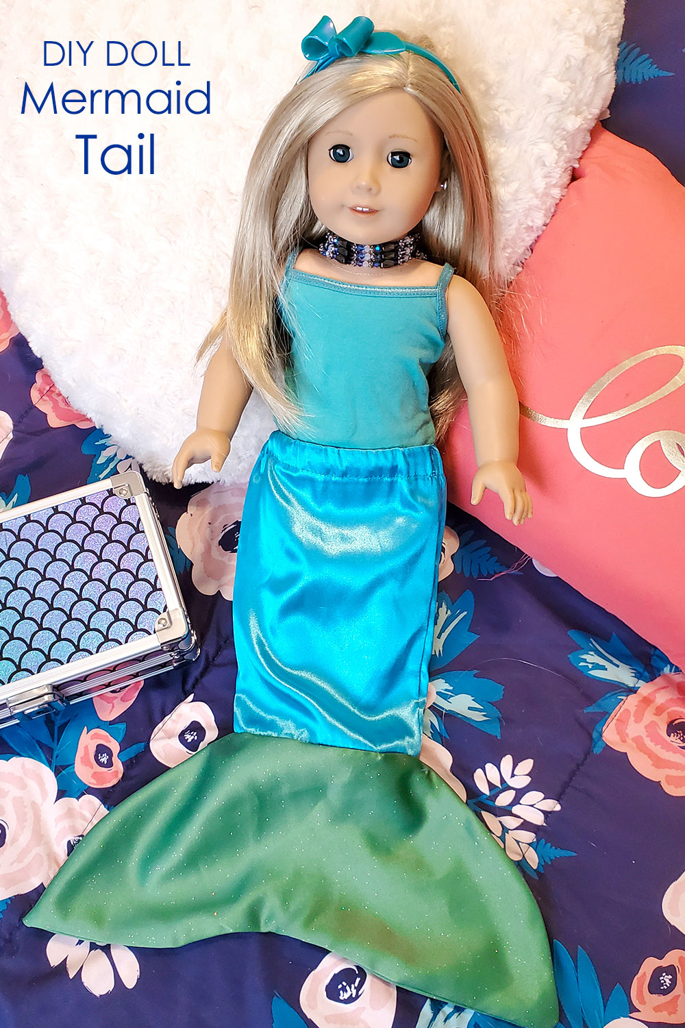 easy sewing project American Girl mermaid tail outfit