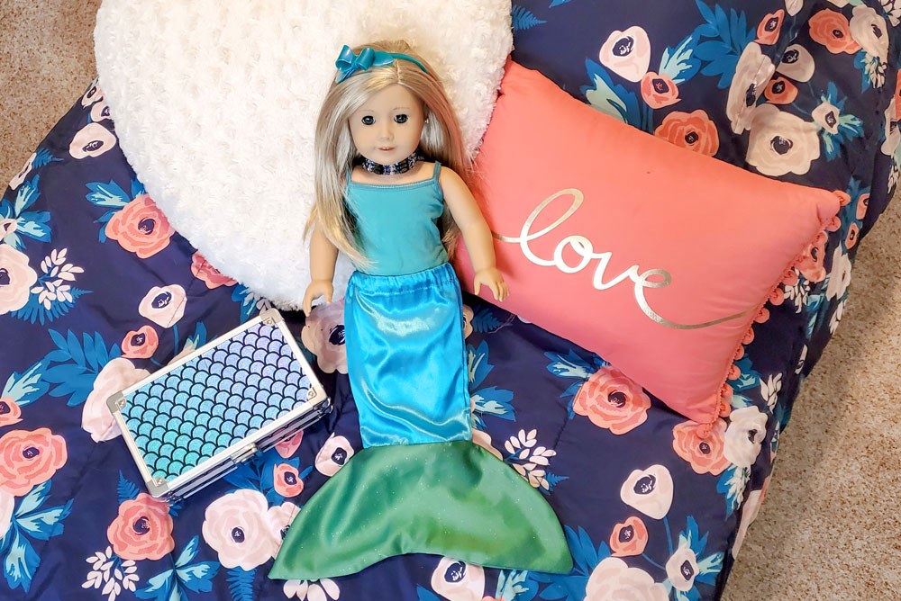 how to sew a doll mermaid tail for American Girl
