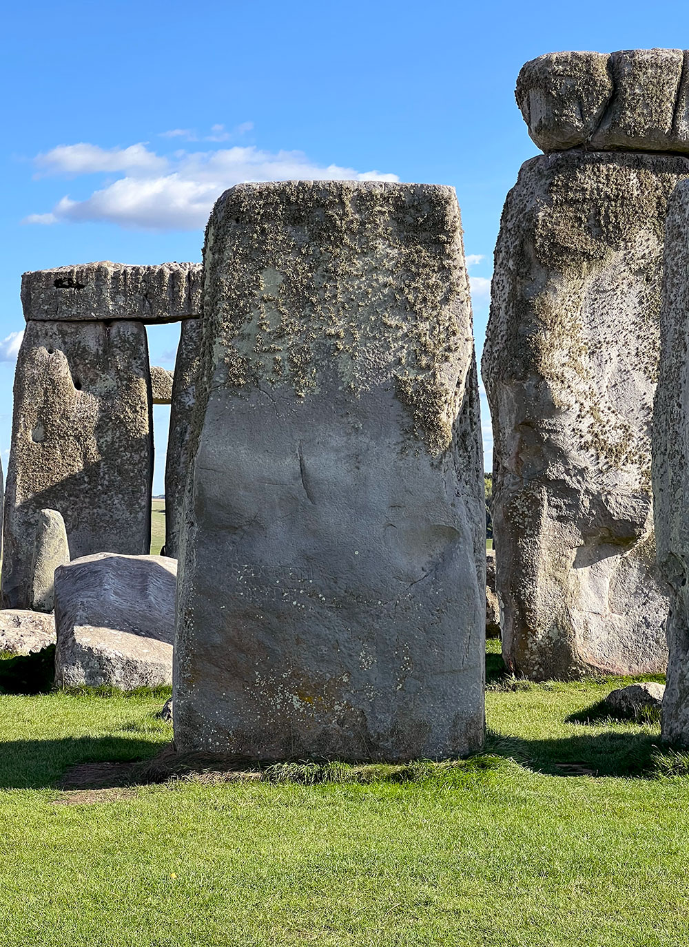 stone circle at stonehenge in the uk