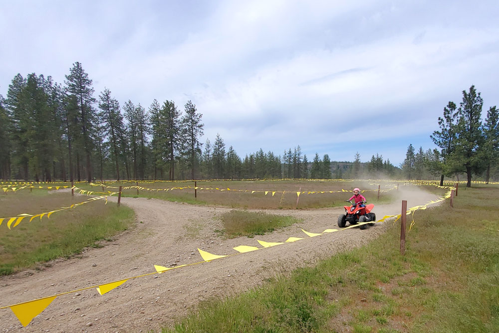 beginners course at 7-Mile ORV Park near Spokane Washington