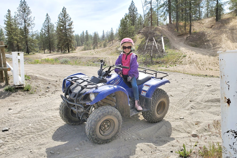 off-road riding with kids near Coeur d'Alene Idaho