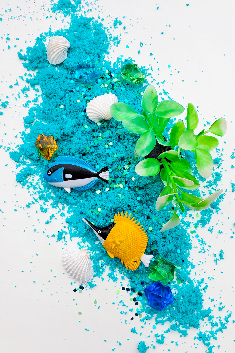 make kids sensory play sand using sugar at home