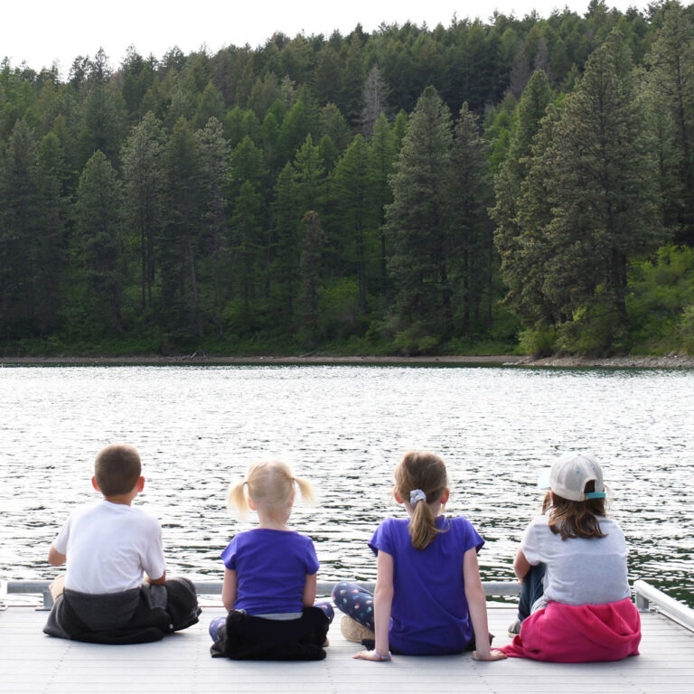 family camping activities at Farragut State Park in Coeur d'Alane, Idaho
