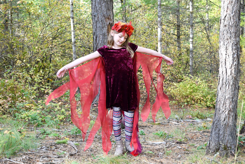 easy diy phoenix kids costume fantasy dress up