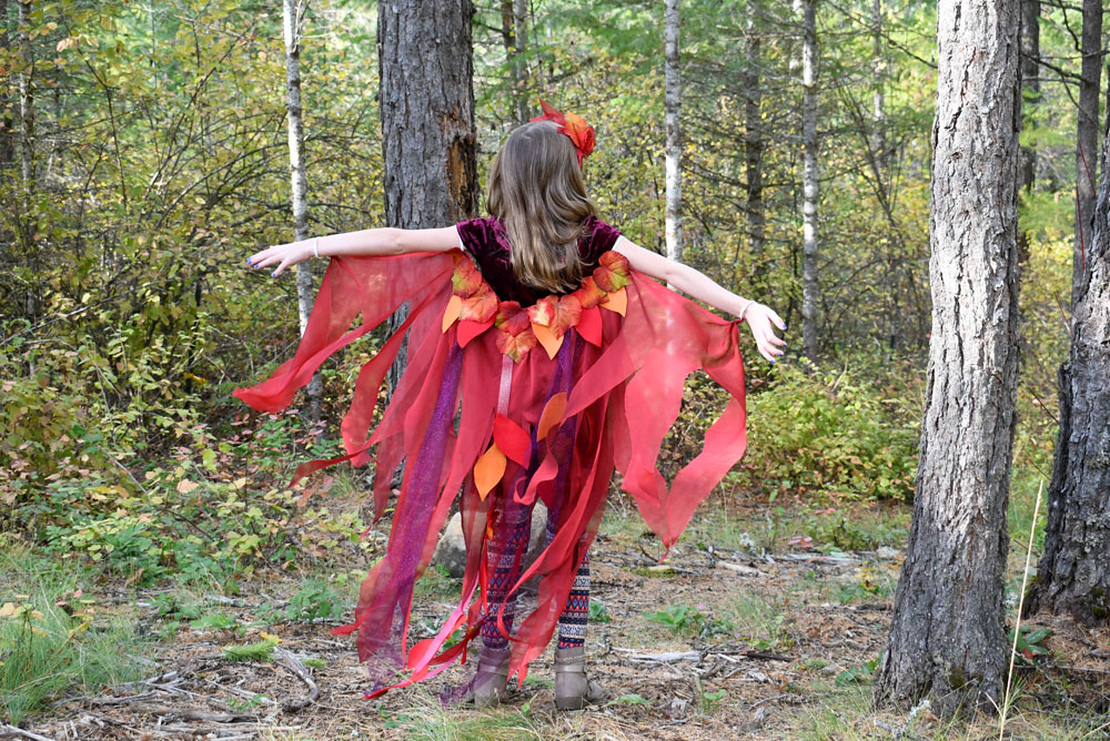 phoenix kids costume creative no-sew diy project