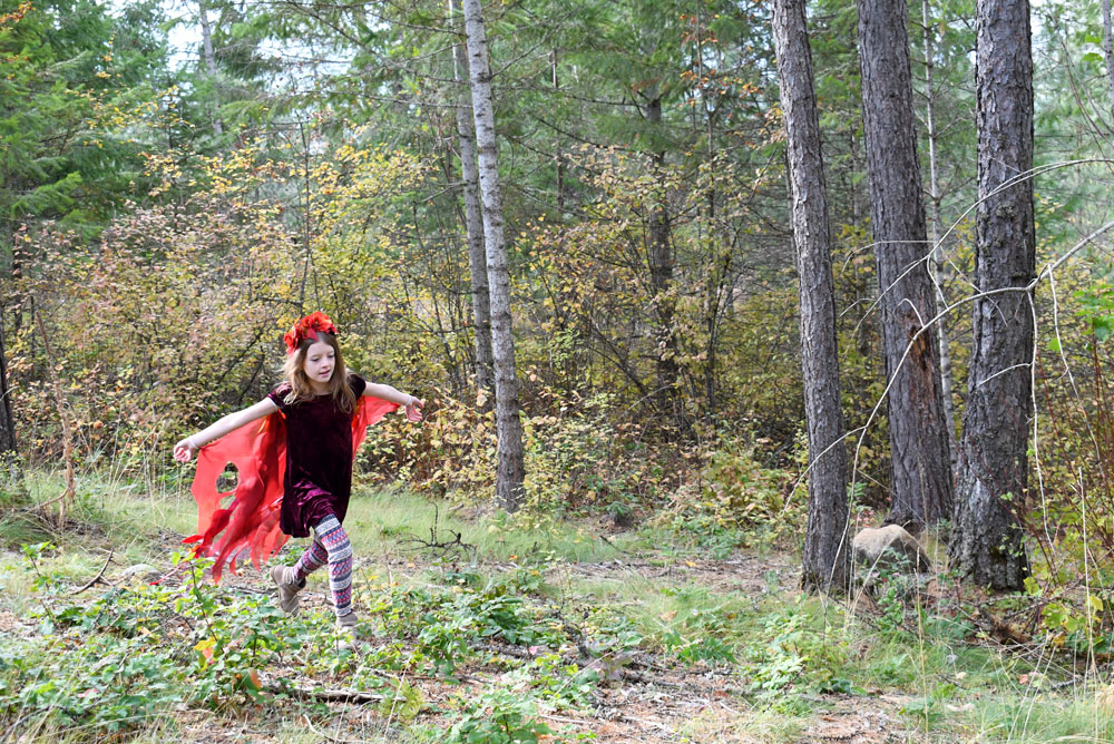 diy no-sew fantasy wings for kids phoenix costume