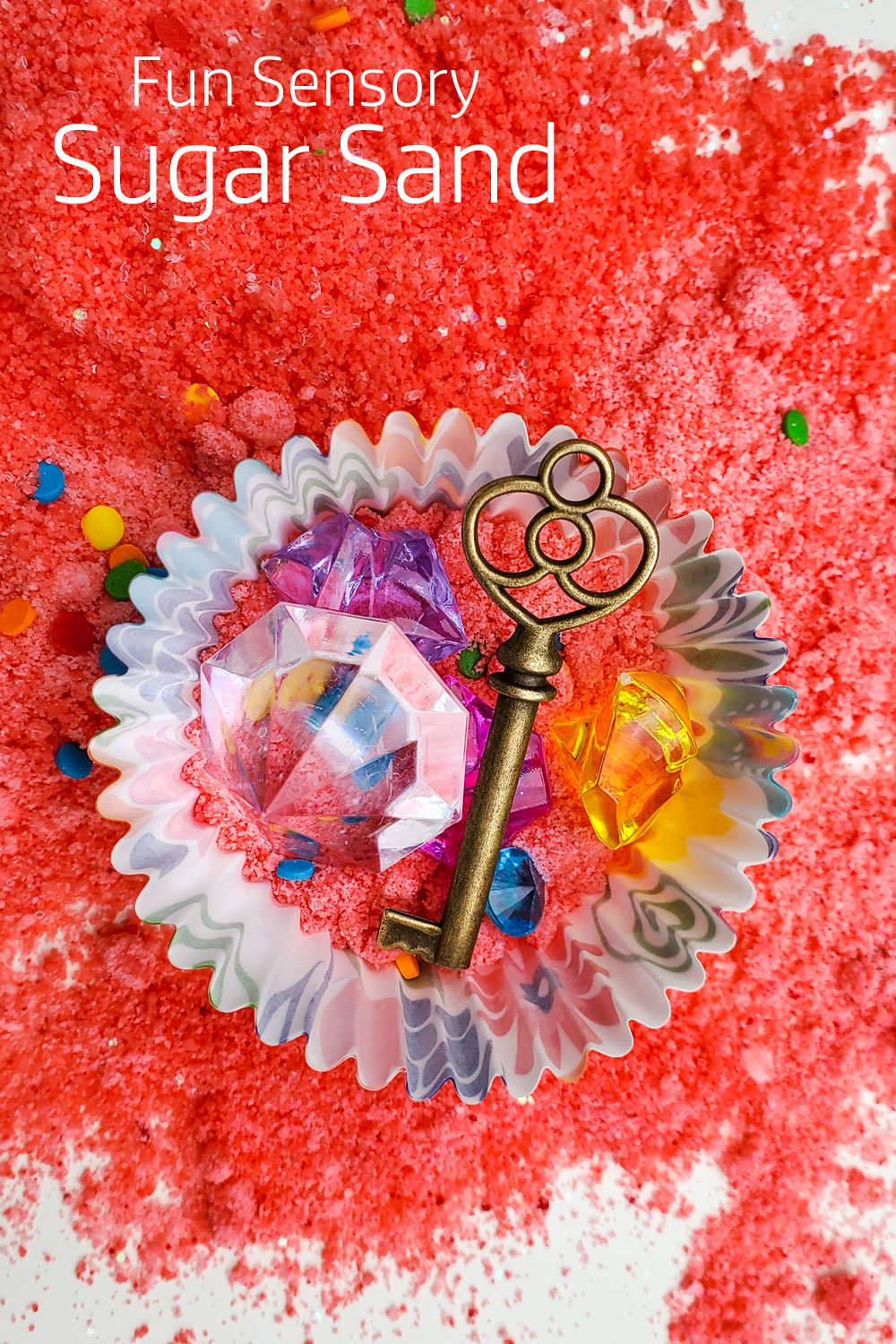 how to make sensory sugar sand for kids