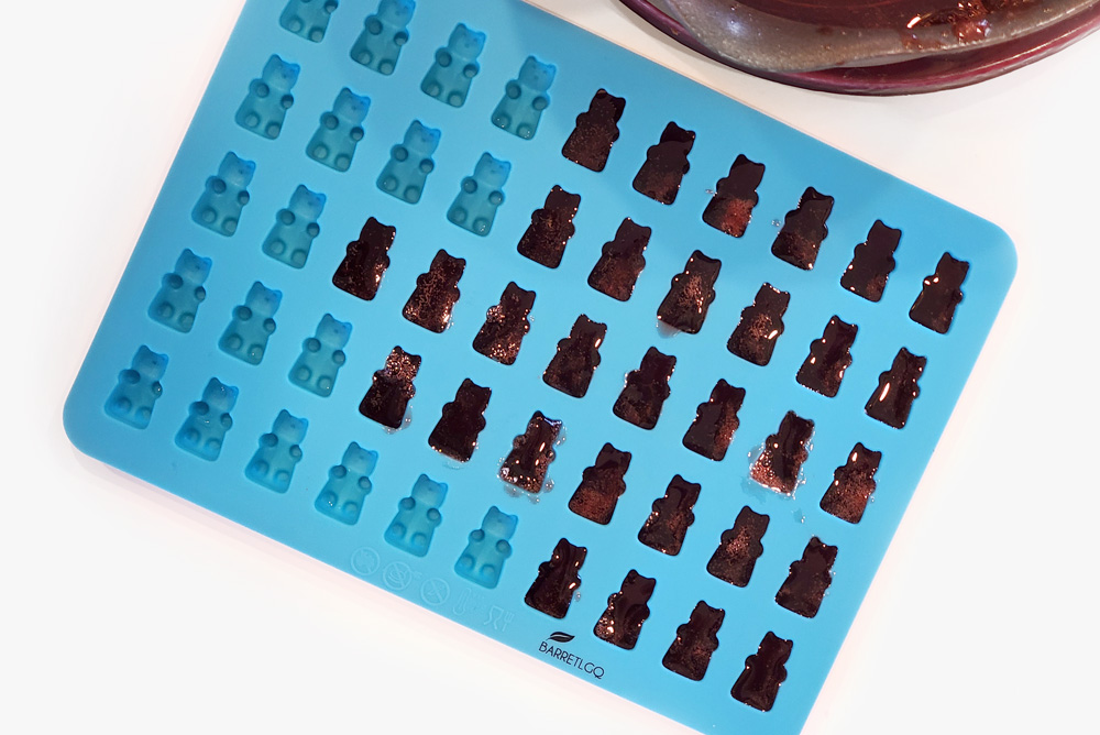 how to make pomegranate gummy bears