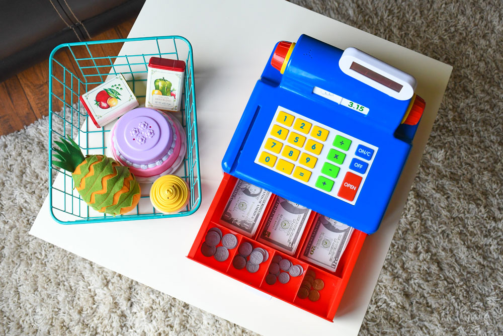 Learning Journey cash register teach kids through play
