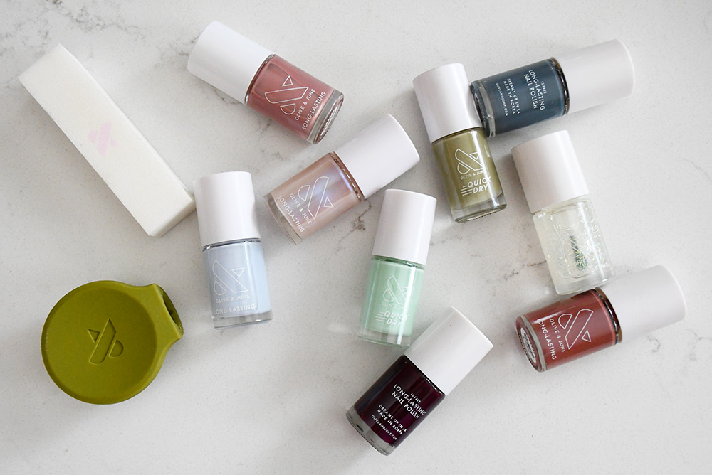olive june 15-free nail polish manicure system