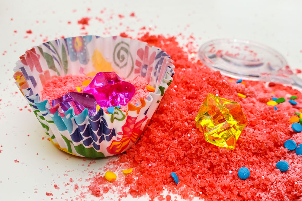 fun kids play activity sugar sand