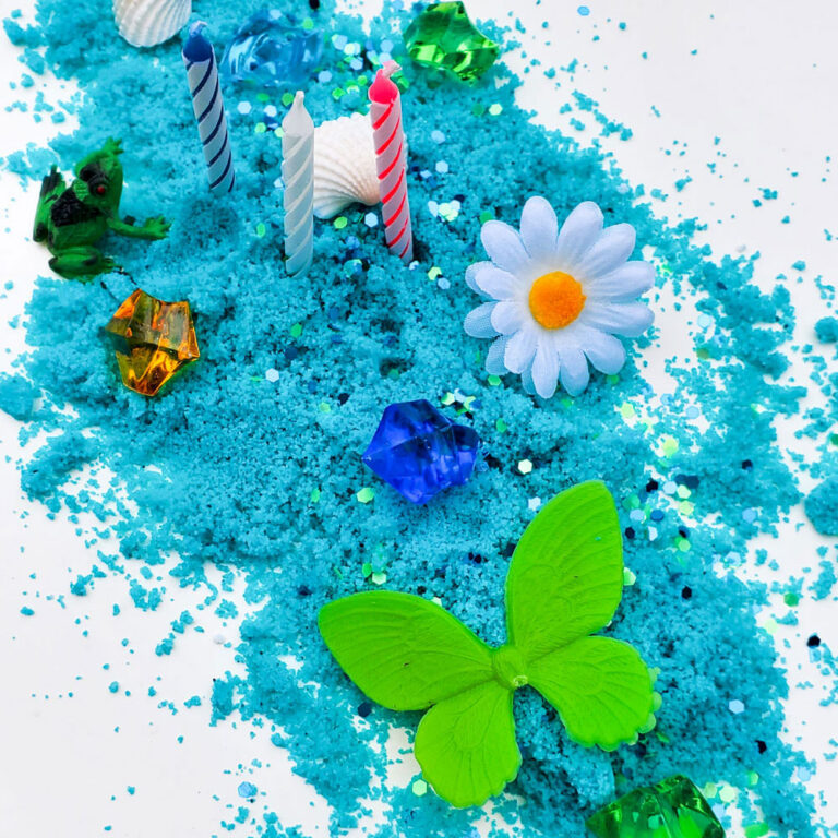 homemade sugar sand kids sensory activity
