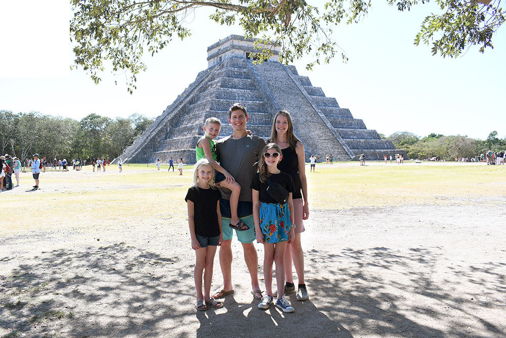 Chichen Itza Merida Mexico wallace family worldschooling adventure