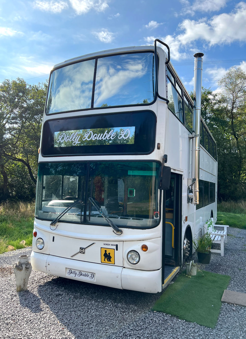 Overnight in a double decker bus in Wales