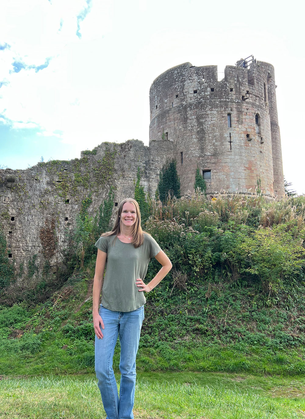 Norman castle Caldicot in Monmouthshire UK