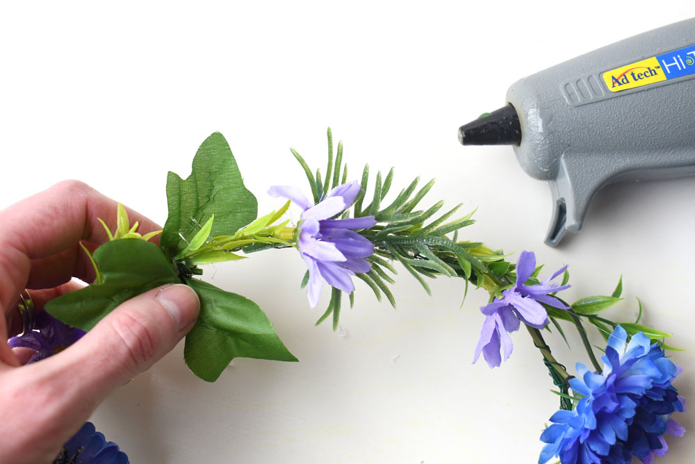 how to make a DIY flower crown for flower girls, weddings, and photoshoots