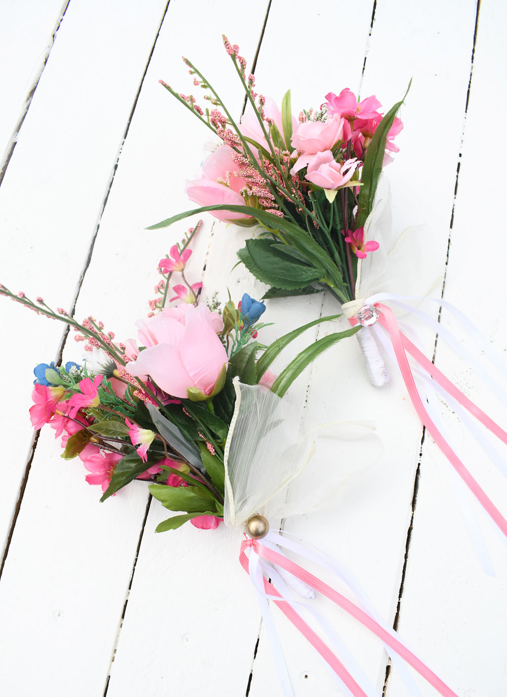 how to make a small bouquets for flower girls
