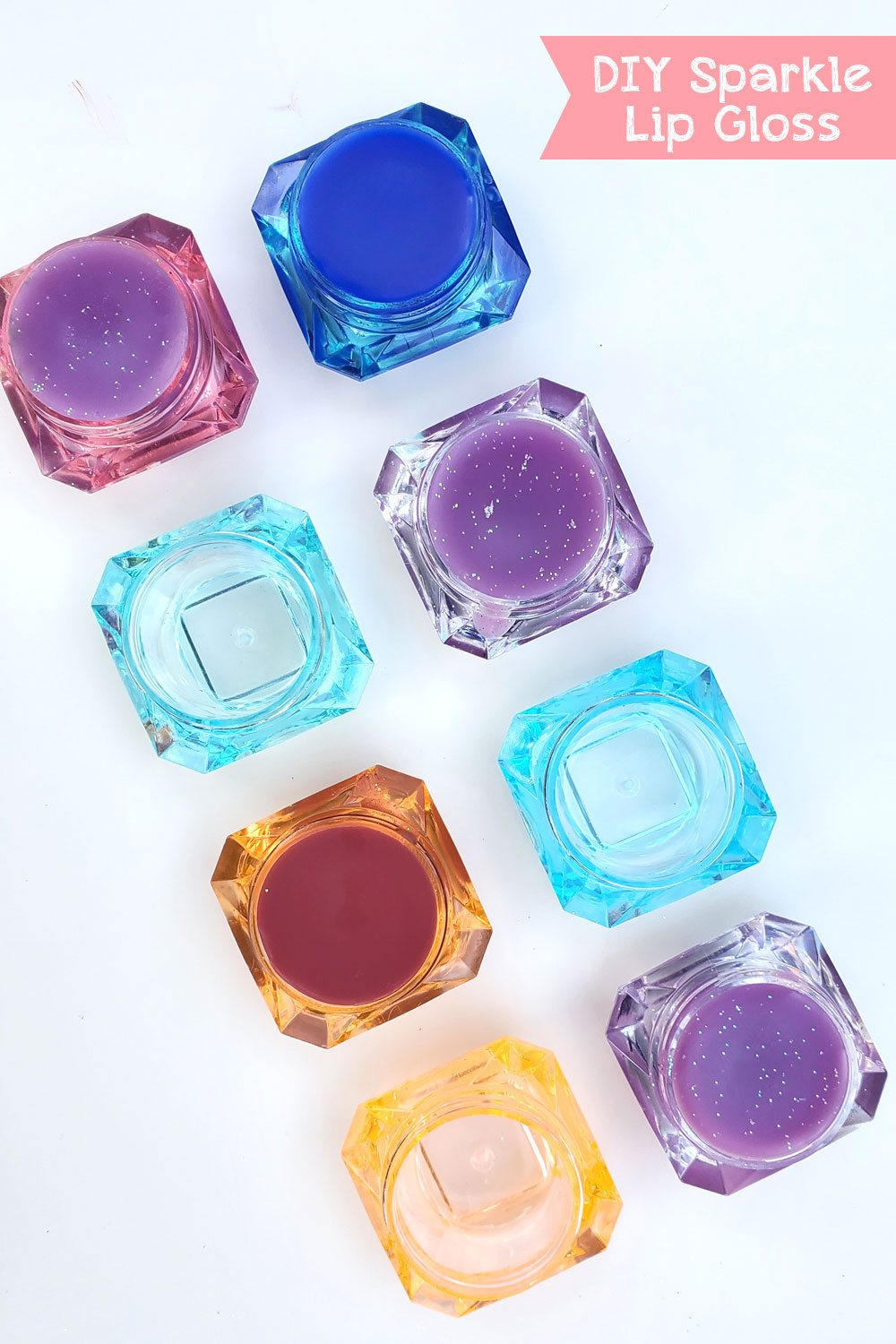 how to make easy homemade glitter lip gloss