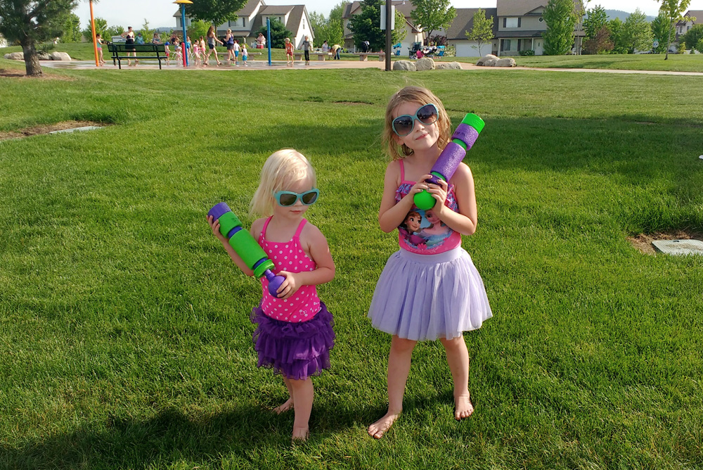 Splash pad Landings Park kids activities in Coeur d'Alene