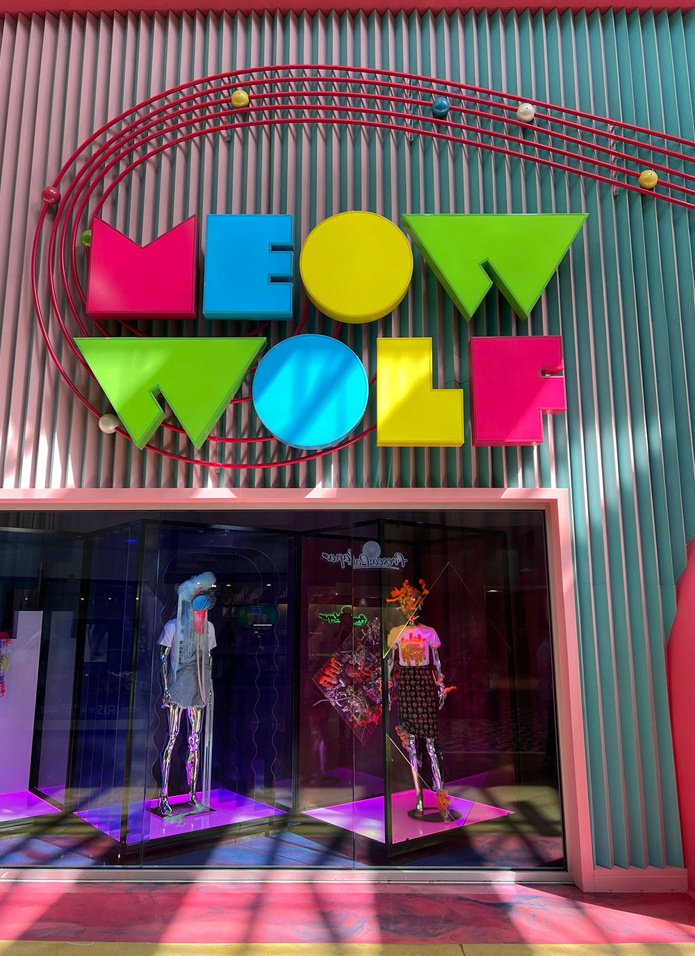 meow wolf the real unreal storefront in dallas