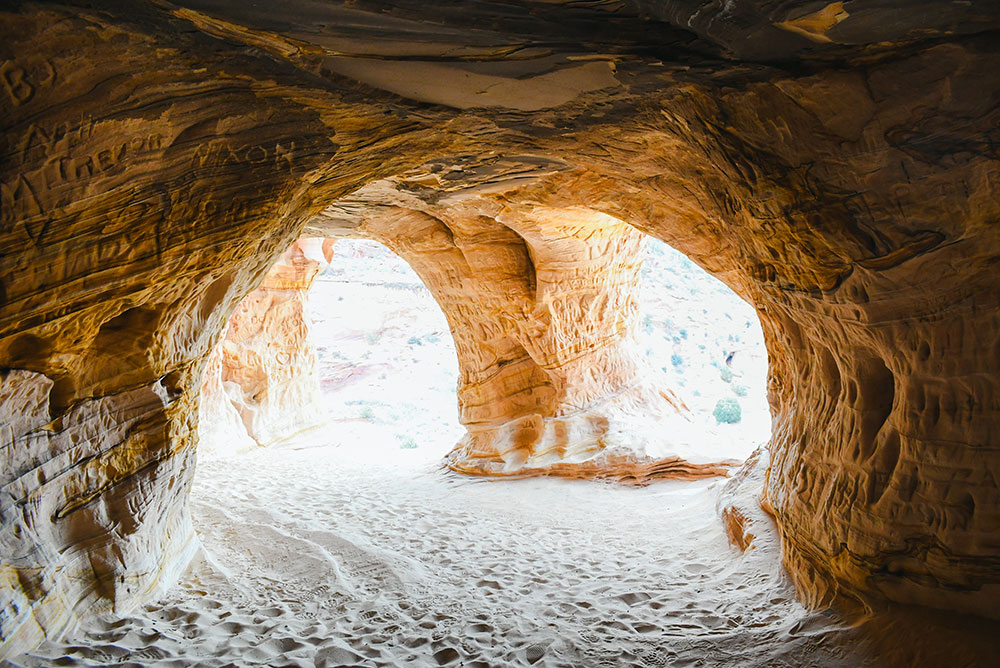 Moqui Caverns sandstone caves