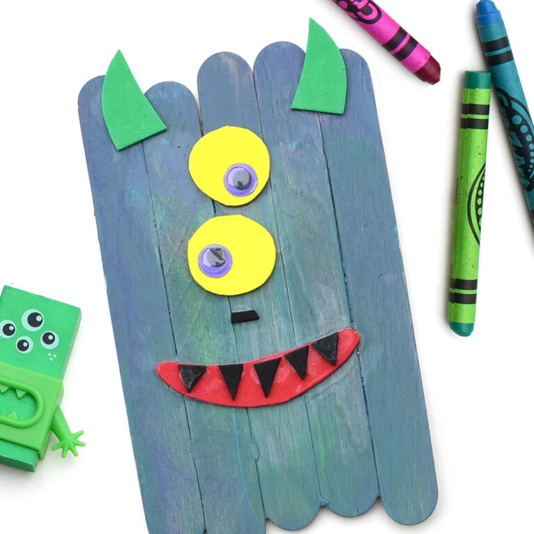 popsicle stick monsters creative kids craft