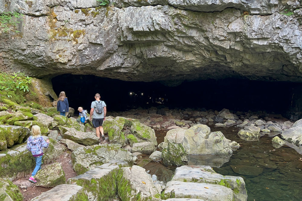 Porth yr Ogof Cave Brecon Beacons National Park Wales