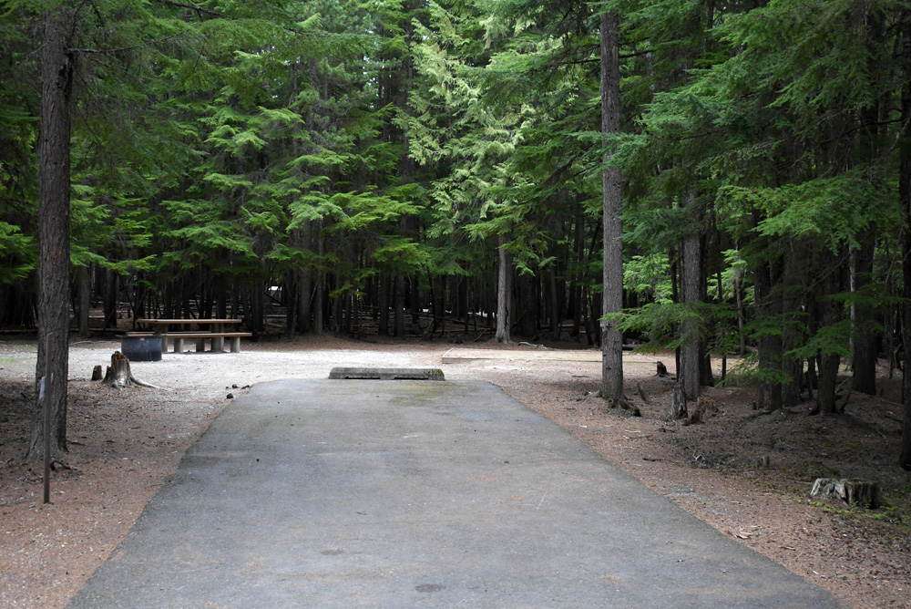 Campsite at Beaver Creek Campground in Idaho