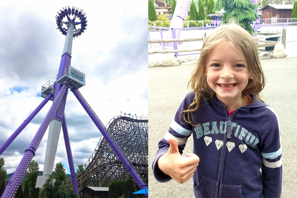 Silverwood Theme Park ride Spin Cycle North Idaho