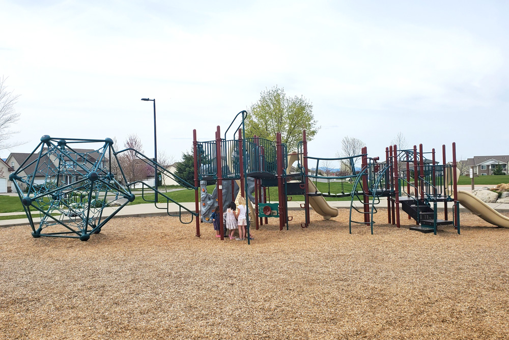 The Landings playground in Coeur d'Alene Idaho