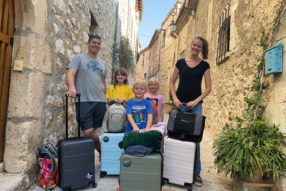 exploring a french village with kids our packing tips