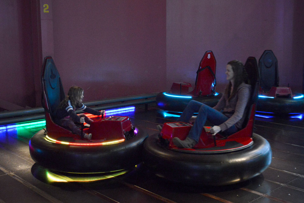 Tukwila family fun center bumper cars