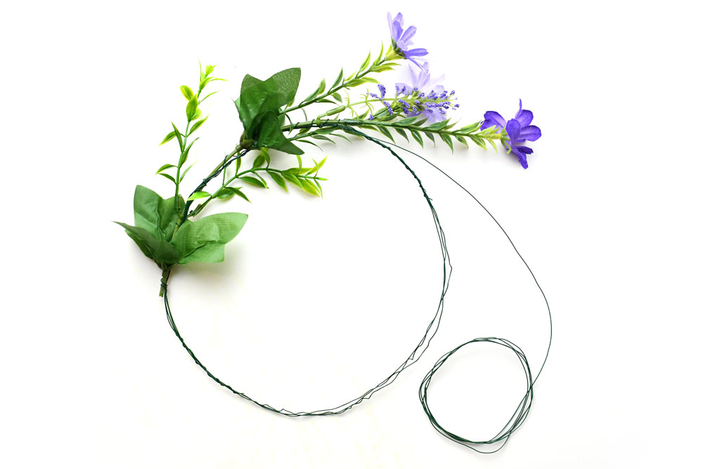 whimsical DIY flower crown for weddings, birthdays and parties