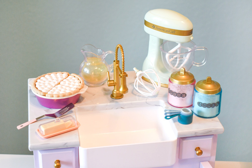 American Girl baking station for dolls kitchen review
