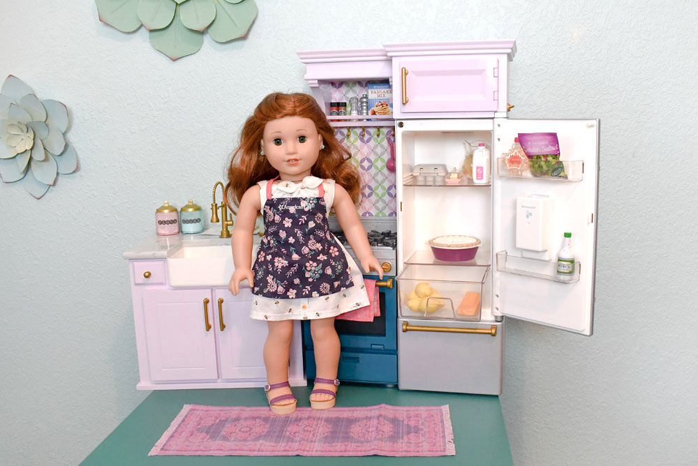 American Girl doll kitchen review play set for girls