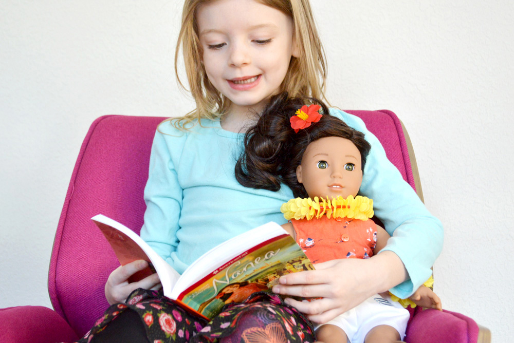 Nanea Mitchell AG 1940s BeForever doll and book
