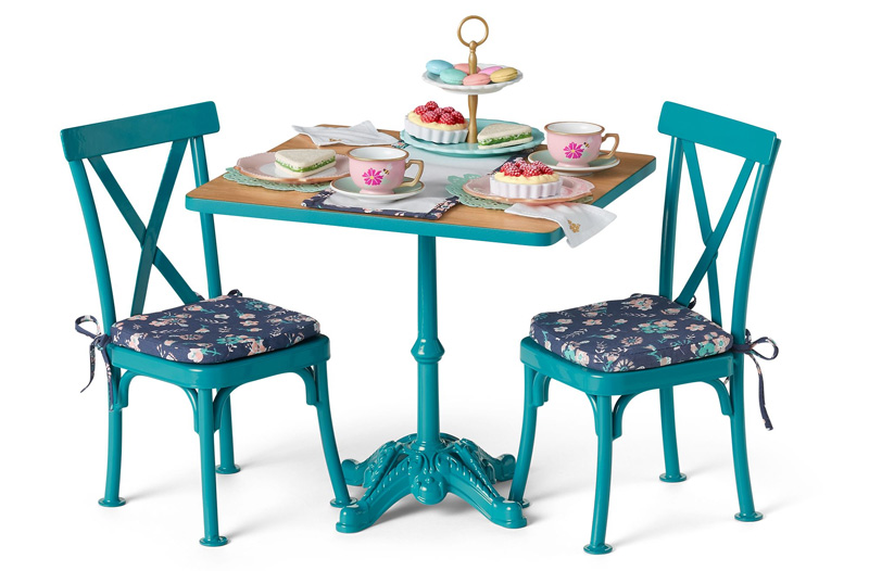 American Girl teatime table and chairs