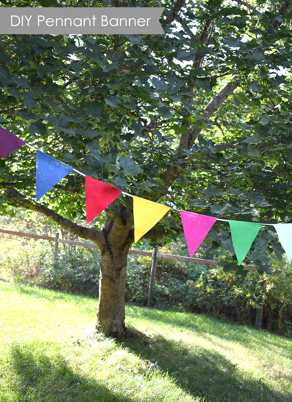 cute and inexpensive party decor diy felt pennant banner craft